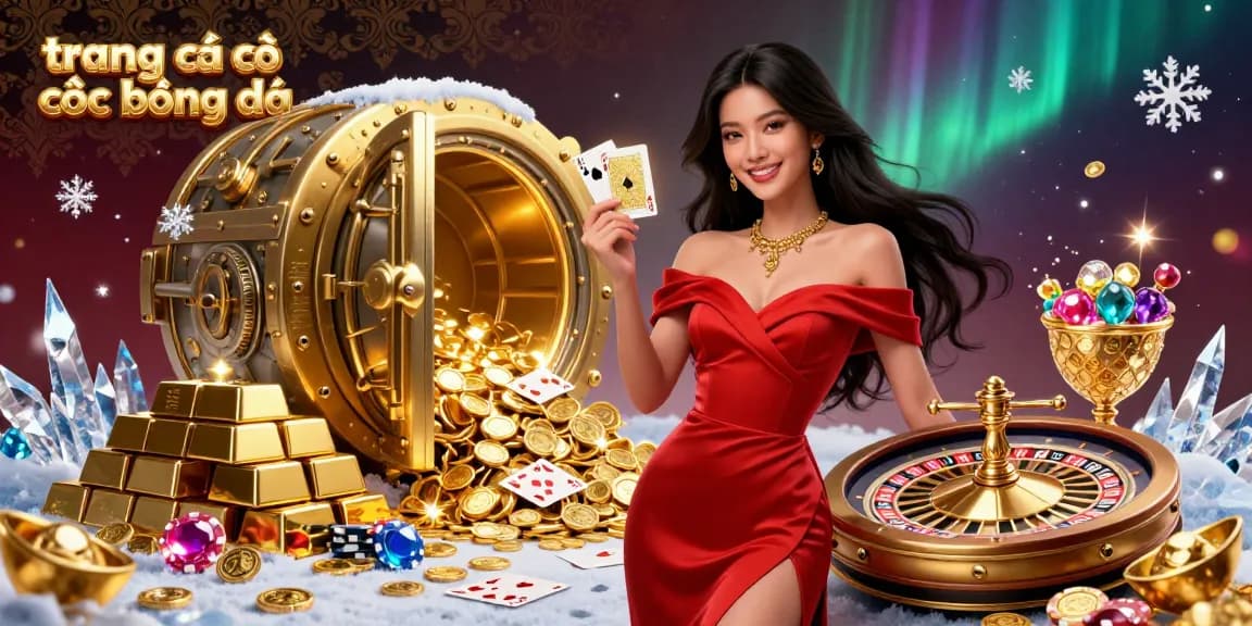 Experience exciting betting strategies at trang cá cược bóng đá, with a glamorous scene of casino play and winning potential.