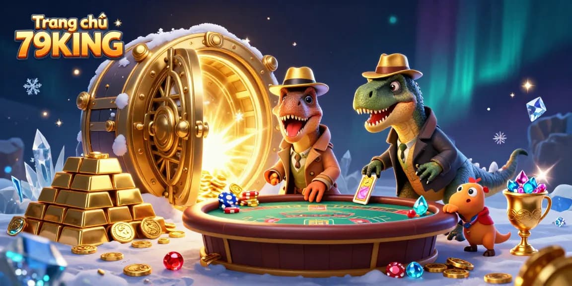 Experience thrilling gameplay on Trang chủ 79KING with a velociraptor at the blackjack table.
