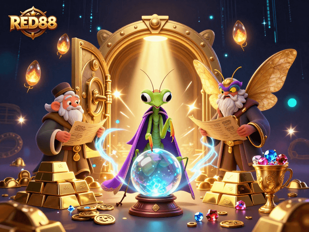 Engage with RED88's vibrant casino experience, as cherished characters unveil thrilling gambling adventures.