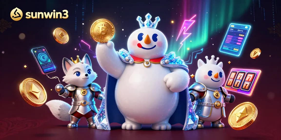 Engage with sunwin3 through vibrant gameplay featuring a 3D ice king, snow fox, and thrilling casino elements.