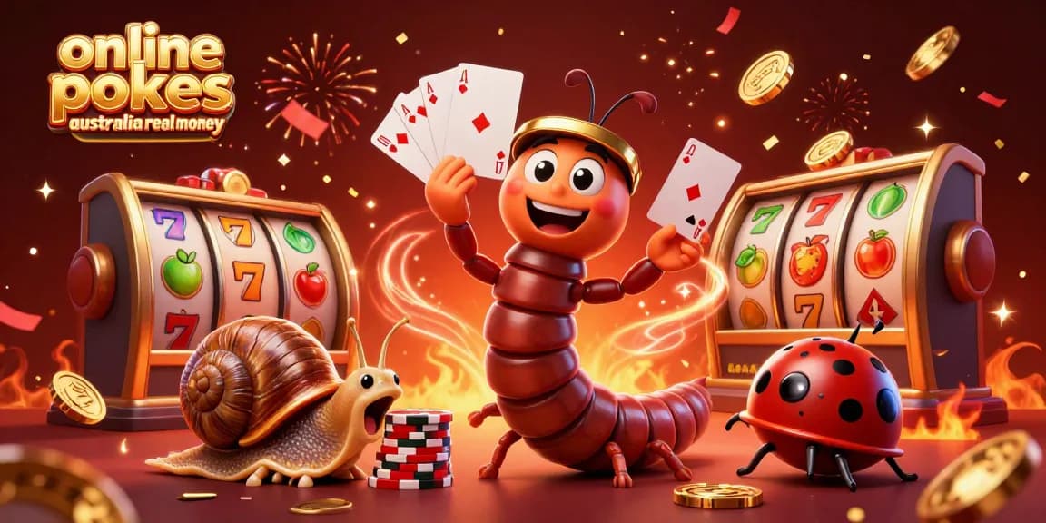Spin to win with online pokies Australia real money, enjoying vibrant casino visuals and engaging characters.
