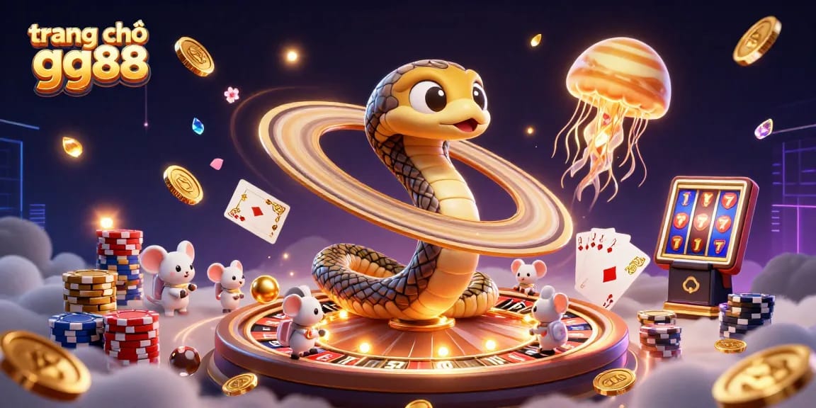 Experience epic gameplay at trang chủ gg88 with vibrant 3D casino action, including slot reels and roulette.