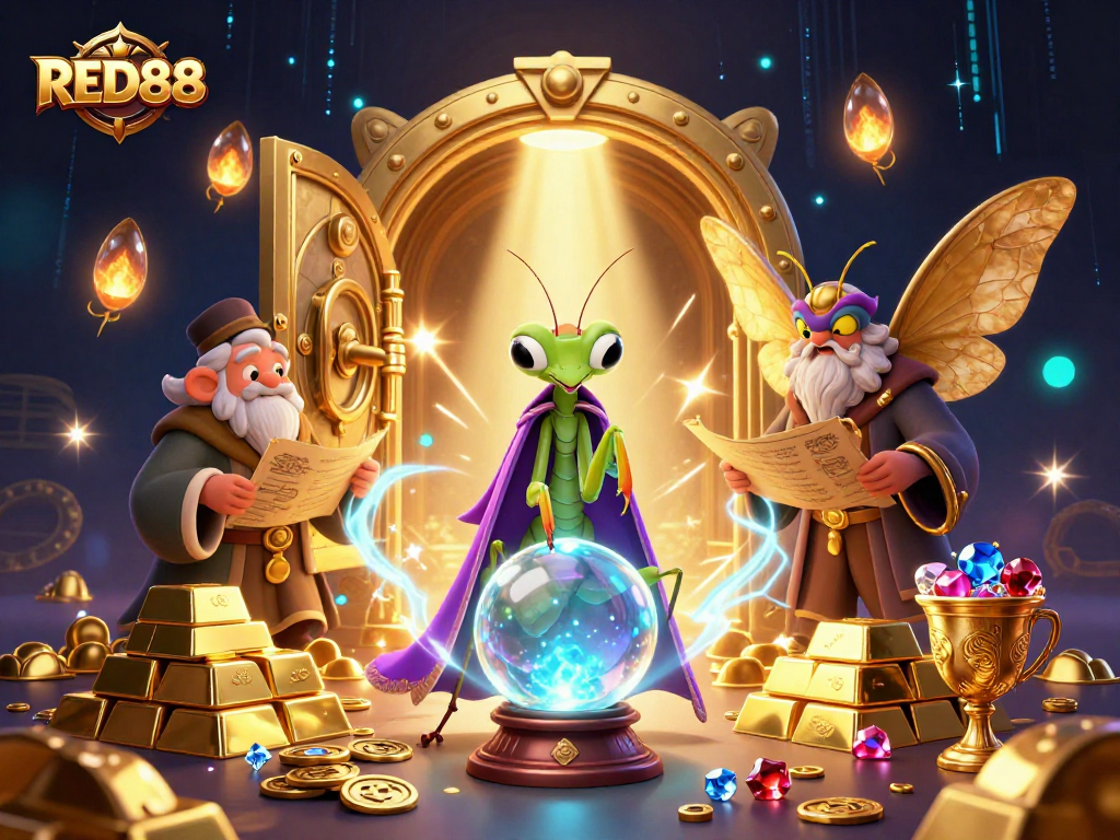 Engage with RED88's vibrant casino experience, as cherished characters unveil thrilling gambling adventures.