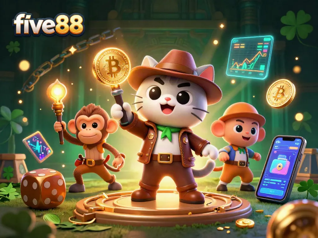 Engage in thrilling gameplay at five 88 with vibrant casino elements and dynamic action in a captivating scene.