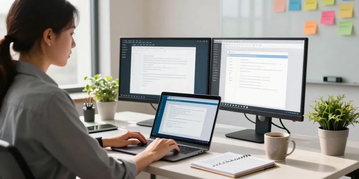 WPS Download in a vibrant tech workspace with a professional engaged in document editing and cloud integration.