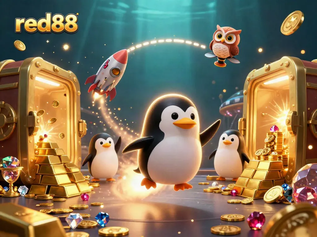 Spin the reels at red88's captivating online casino with stunning visuals of winning gems.