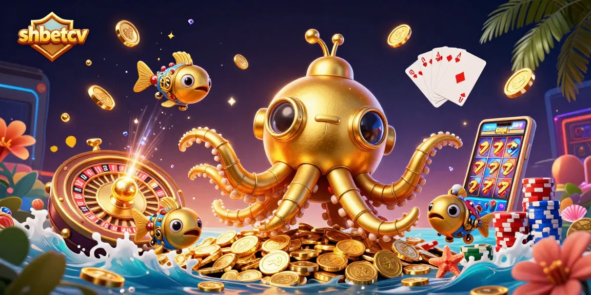 Engage with shbetcv in a vibrant 3D casino gaming experience full of dynamic characters and elements.