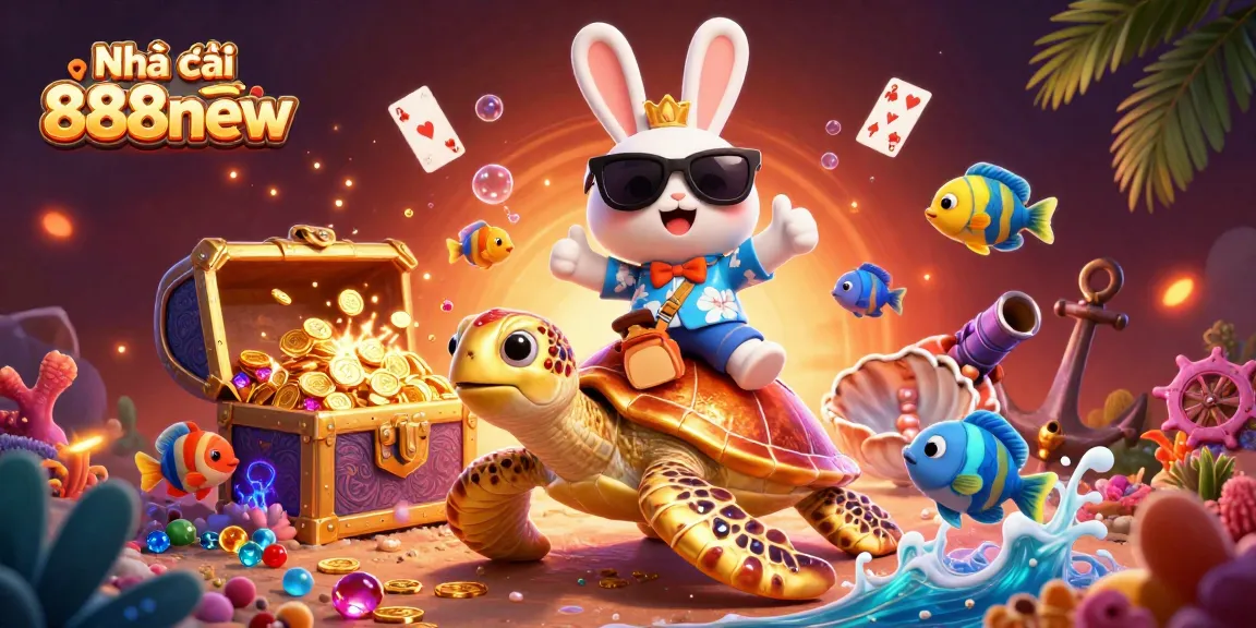Experience thrilling gameplay at Nhà cái 888new with vibrant characters and casino elements.