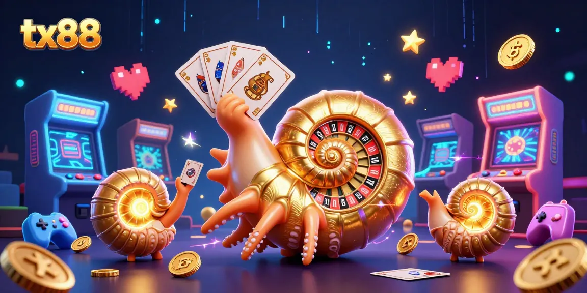 Experience tx88 thrills with a vibrant 3D casino illustration capturing gaming excitement and energy.